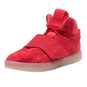 adidas tubular strap red